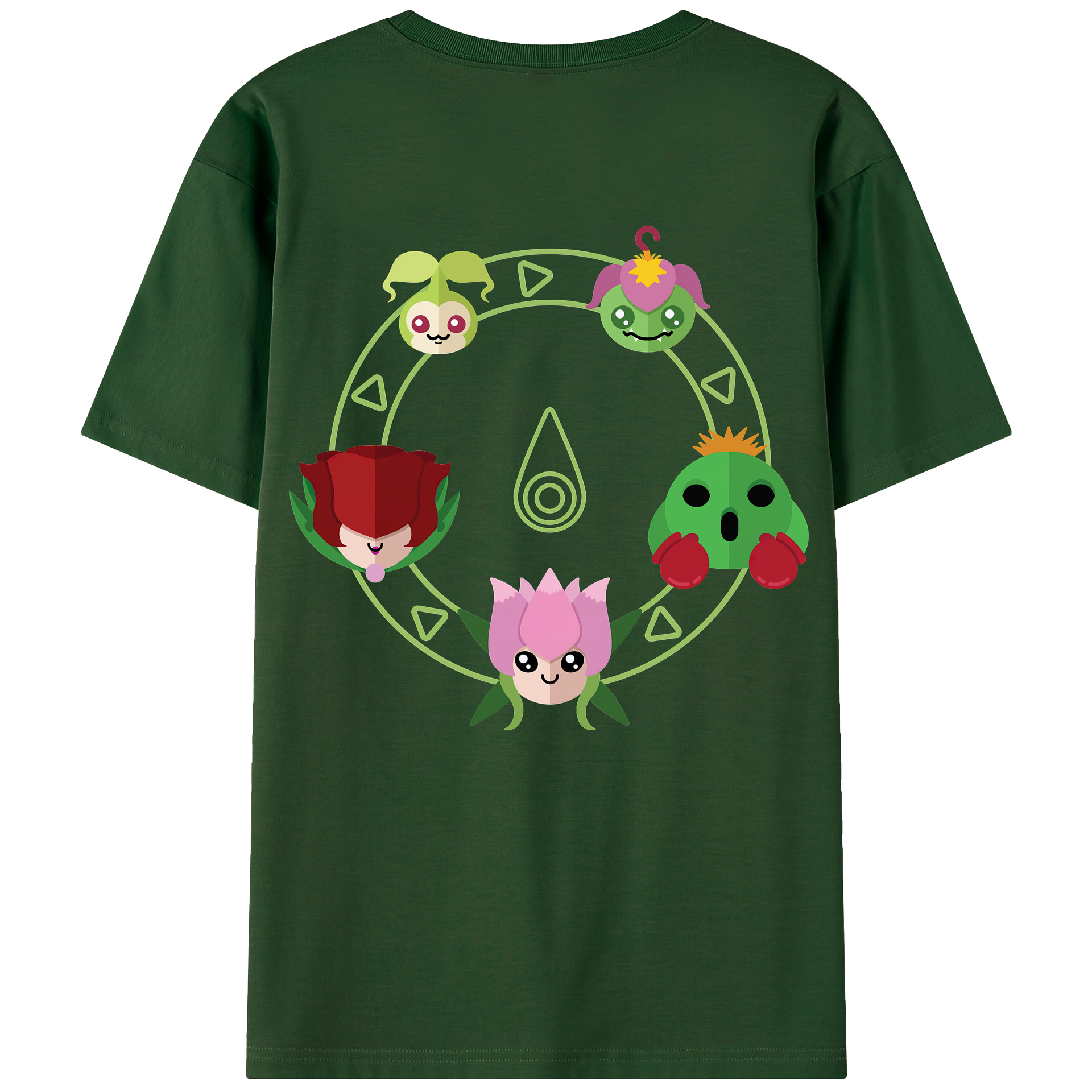 （画像用） Digimon デジタルモンスター/デジモン 綿100％半袖Tシャツ（背面プリント）